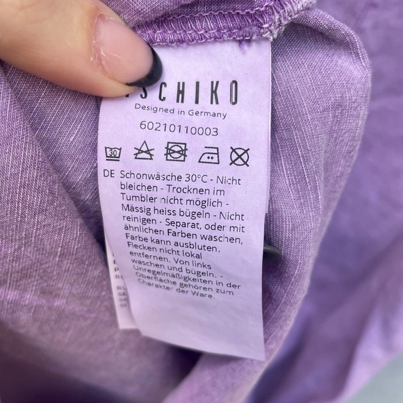 ISCHIKO® Dress Fayola / Lyocell-Linen in Lilac - Picture 8 of 11